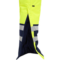 Salopette pour le froid extr&ecirc;me Bisley, Polyester, Petit, Jaune lime haute visibilit&eacute; Fastek