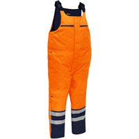 Salopette pour le froid extr&ecirc;me Bisley, Polyester, Petit, Orange haute visibilit&eacute; Fastek