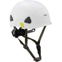 Fibre Metal Climbing Style Safety Helmet, Meets CSA Type 2, Ratchet Suspension, Non-Vented Fastek