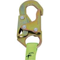 SA-5405-4 Shock Absorbing Lanyard, 4', Snap Hook Center, Snap Hook Leg Ends, Polyester Fastek