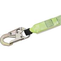 SA-6402-4 Shock Absorbing Lanyard, 4', Form Hook Center, Snap Hook Leg Ends, Polyester Fastek