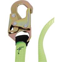 SA-54000-6 Shock Absorbing Lanyard, 6', Snap Hook Center, Snap Hook Leg Ends, Polyester Fastek
