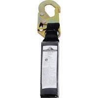 SA-54022-4 Shock Absorbing Lanyard, 4', Form Hook Center, Snap Hook Leg Ends, Polyester Fastek