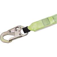 SA-64022-6 Shock Absorbing Lanyard, 6', Form Hook Center, Snap Hook Leg Ends, Polyester Fastek