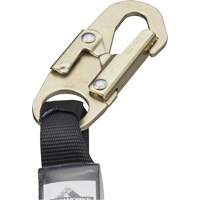 SA-5500-4 Shock Absorbing Lanyard, 4', Snap Hook Center, Snap Hook Leg Ends, Galvanized Steel Fastek