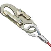 SA-5500-4 Shock Absorbing Lanyard, 4', Snap Hook Center, Snap Hook Leg Ends, Galvanized Steel Fastek