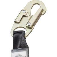 SA-55522-4 PVC-Coated Shock Absorbing Lanyard, 4', Form Hook Center, Snap Hook Leg Ends, Galvanized Steel Fastek