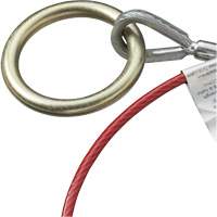 AS-21210-6 6' Cable Anchor with Snap Hook & O-Ring, Sling, Temporary Use Fastek