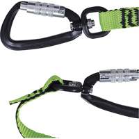 TT-9903 Slim Line Tool Lanyard, Bungee, Dual Carabiner Fastek