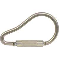CP-04011-1 Zinc Plated Carabiner with 2" Gate Opening, Steel Fastek