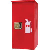 Heavy-Duty Outdoor Fire Extinguisher Cabinet, 14" W x 28" H x 10" D Fastek
