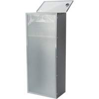 Light-Duty Fire Extinguisher Cabinet, 10" W x 24" H x 6" D Fastek