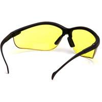Venture II&reg; Half-Frame Safety Glasses, Amber Lens, ANSI Z87+/MCEPS GL-PD 10-12/Meets/Exceeds CSA Z94.3 Fastek