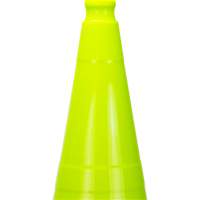Premium Traffic Cone, 28", Lime Green Fastek