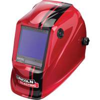 VIKING 3350 Code Red&reg; Welding Helmet, 3.74" L x 3.34" W View Area, 5 - 13 Shade Range Fastek