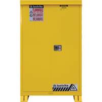 Outdoor Flammable Storage Cabinet, 45 gal., 2 Door, 43" W x 65" H x 18" D Fastek
