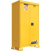Outdoor Flammable Storage Cabinet, 45 gal., 2 Door, 43" W x 65" H x 18" D Fastek
