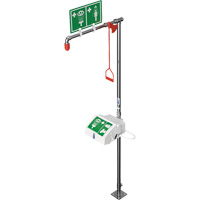 Combination Shower with Closed ABS Bowl & Bottom Inlet, Pedestal Fastek