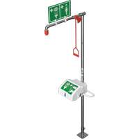 Combination Shower with Closed ABS Bowl & Top Inlet, Pedestal Fastek