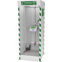 Emergency Cubicle Shower & Covered Eye & Face Wash with Sump Pump Fastek
