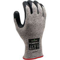 XC800 Cut-Resistant Gloves, Size 6/Small, 13 Gauge, Nitrile Coated, HPPE Shell, ASTM ANSI Level A5/EN 388 Level E Fastek