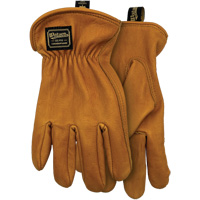 597CR The Duke Cut-Resistant Gloves, Size Medium, Cowhide/Para-Aramid/Polyester/Stainless Steel Shell, ASTM ANSI Level A5 Fastek