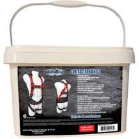 Contractor Safety Harness in Pail, CSA Certified, Class AP, X-Large, 352 lbs. Cap. Fastek