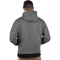 M12 Heated Hoodie (Jacket Only), Men's, Medium, Grey, Poly-Cotton Fastek