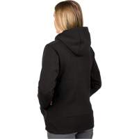 M12 Heated Hoodie with Battery, Women's, Medium, Black, Poly-Cotton Fastek