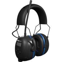 Black & Blue Air Defender AM/FM BT Earmuffs, Headband Style, 25 dB Fastek