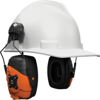Safety Orange Link 2.0 Bluetooth Earmuffs, Cap Mount Style, 21 dB Fastek