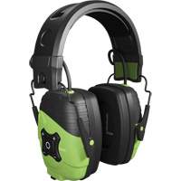 Safety Green Link Aware Bluetooth Earmuffs, Headband Style, 25 dB Fastek