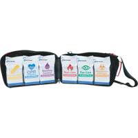 Emergency Response First Aid Kit, Nylon Bag Fastek