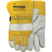 94003i Leather Combo Lined Gloves, Large, Grain Cowhide Palm, Fleece Inner Lining Fastek