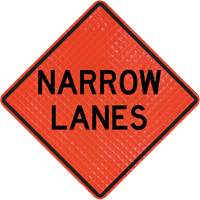 Enseigne enroulable Quadra Flex avec symbole de contr&ocirc;leur de la circulation Fastek