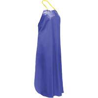 CoverMe Apron, PVC/Vinyl, 45" L x 35" W, Blue Fastek
