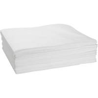 Feuilles absorbantes li&eacute;es, Huile seulement, 15" x 19", 10 gal. d'absorption Fastek
