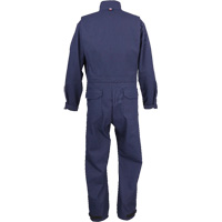 Westex UltraSoft&reg; Welder's Coverall - Regular, Size Small, Navy Blue Fastek