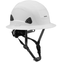 Fibre Metal Climbing Style Helmet with Full Brim, Meets CSA Type 2, Ratchet Suspension, Non-Vented Fastek