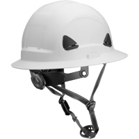 Fibre Metal Climbing Style Helmet with Full Brim, Meets CSA Type 2, Ratchet Suspension, Non-Vented Fastek