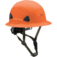 Casque Fibre Metal de style escalade avec bordure compl&egrave;te, R&eacute;pond aux normes CSA type 2, Suspension Rochet, Non ventil&eacute; Fastek