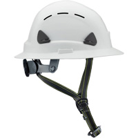 Casque Fibre Metal de style escalade avec bordure compl&egrave;te, R&eacute;pond aux normes CSA type 2, Suspension Rochet, Ventil&eacute; Fastek