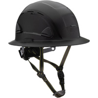 Casque Fibre Metal de style escalade avec bordure compl&egrave;te, R&eacute;pond aux normes CSA type 2, Suspension Rochet, Ventil&eacute; Fastek