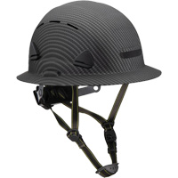 Casque Fibre Metal de style escalade avec bordure compl&egrave;te, R&eacute;pond aux normes CSA type 2, Suspension Rochet, Ventil&eacute; Fastek