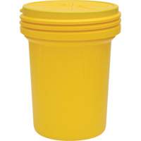 Lab Pack Plastic Barrel Drum with Screw-On Lid, 30 US gal., Mobile/Stationary Fastek