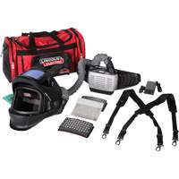 VIKING 3250D FGS&reg; Auto-Darkening PAPR with Extended Battery, Welding Helmet, Lithium-Ion Battery Fastek