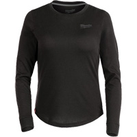 FREEFLEX Long-Sleeve Hybrid T-Shirt, Women's, X-Small, Black Fastek