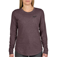 FREEFLEX Long-Sleeve Hybrid T-Shirt, Women's, X-Small, Purple Fastek