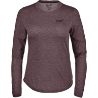 FREEFLEX Long-Sleeve Hybrid T-Shirt, Women's, X-Small, Purple Fastek