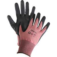 Eco-Friendly Lightweight High-Dexterity Cut-Resistant Gloves, Size 7, 18 Gauge, Foam Nitrile Coated, Stainless Steel/HPPE/RPET Shell, ASTM ANSI Level A4 Fastek